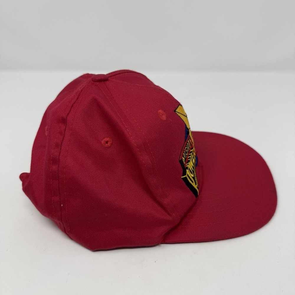 Vintage Mighty Morphin Power Rangers Hat Cap Snap Back Red Youth 4-7X Logo 90s - Picture 4 of 7